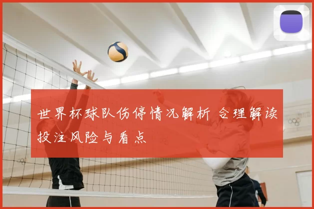 世界杯球队伤停情况解析 合理解读投注风险与看点